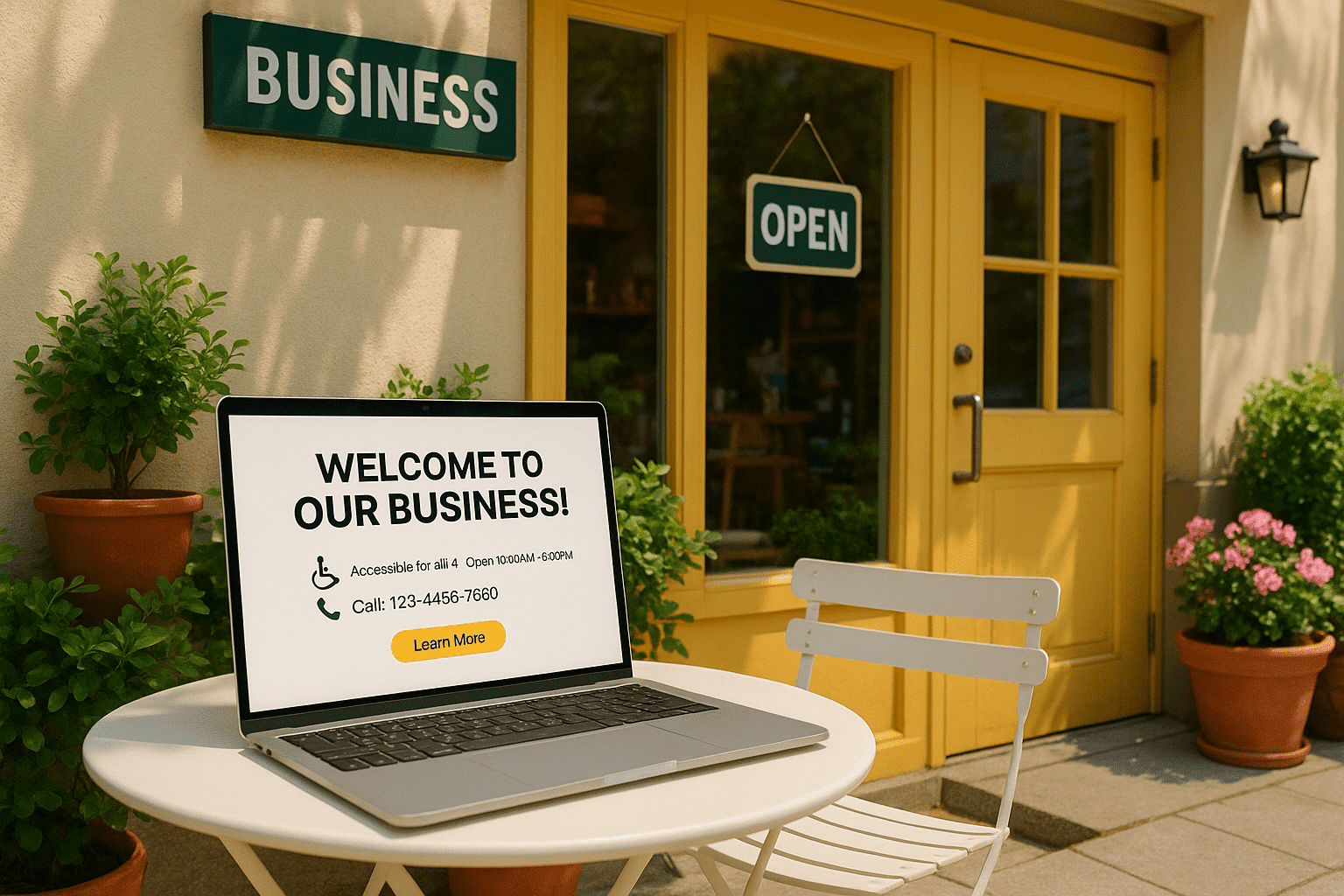 Web site presenting useful information to visitors